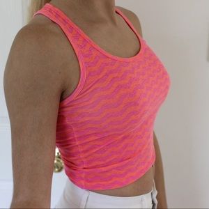 Pink and orange tank top!